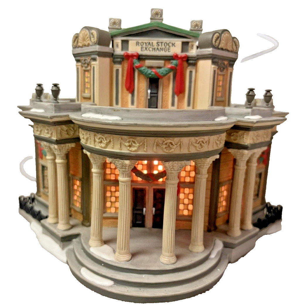 Department 56 Dickens Village Series Royal Stock Exchange 58480